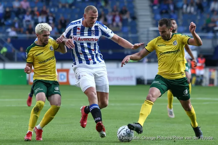 SC Heerenveen wint nipt van Fortuna Sittard