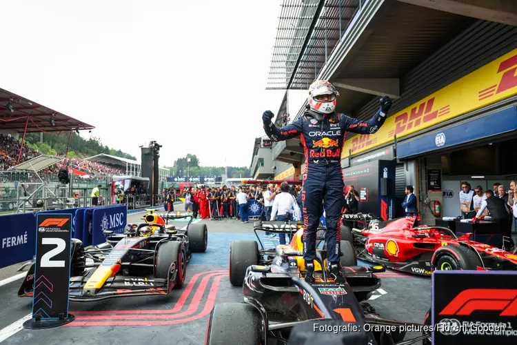 Verstappen ook in Spa niet te stuiten