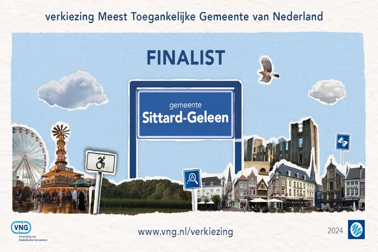 Sittard-Geleen in de finale van de verkiezing Meest Toegankelijke Gemeente van Nederland!